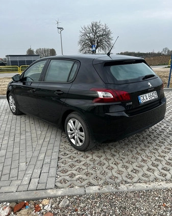 Peugeot 308 cena 32850 przebieg: 144000, rok produkcji 2014 z Zielona Góra małe 29